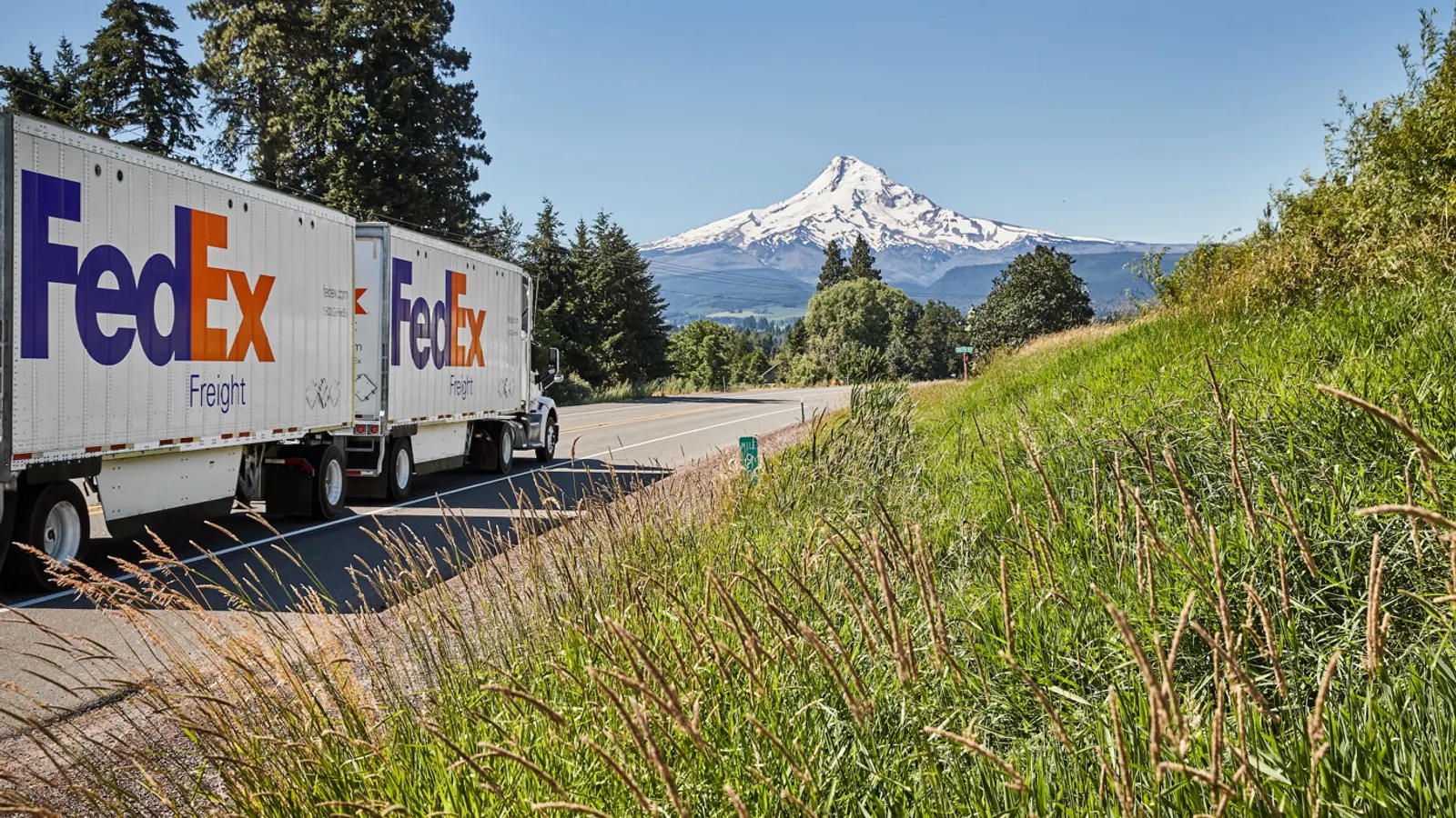 Fed Ex Freight Truck Mountains 5.13.26